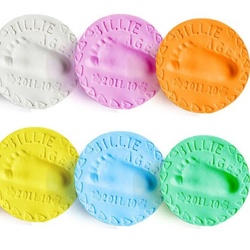 Baby Hand & Footprint Makers Air Drying Soft Clay Imprint Casting Parent-Child Hand Foot Inkpad Infant Newborn Gifts Souvenirs Baby Hand & Footprint Makers Air Drying Soft Clay Imprint Casting Parent-Child Hand Foot Inkpad Infant Newborn Gifts Souvenirs