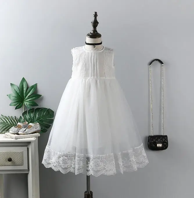 White Girl Lace Dress 2018 New Children Party Dresses Fashion Girls ...