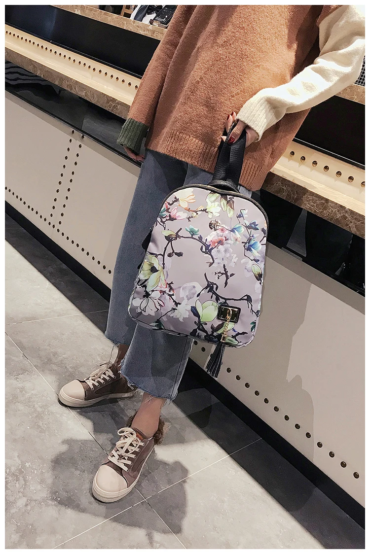 Цветочный Модный женский рюкзак высокого качества, Молодежные кожаные рюкзаки для девочек-подростков, женская школьная сумка через плечо, рюкзак mochila
