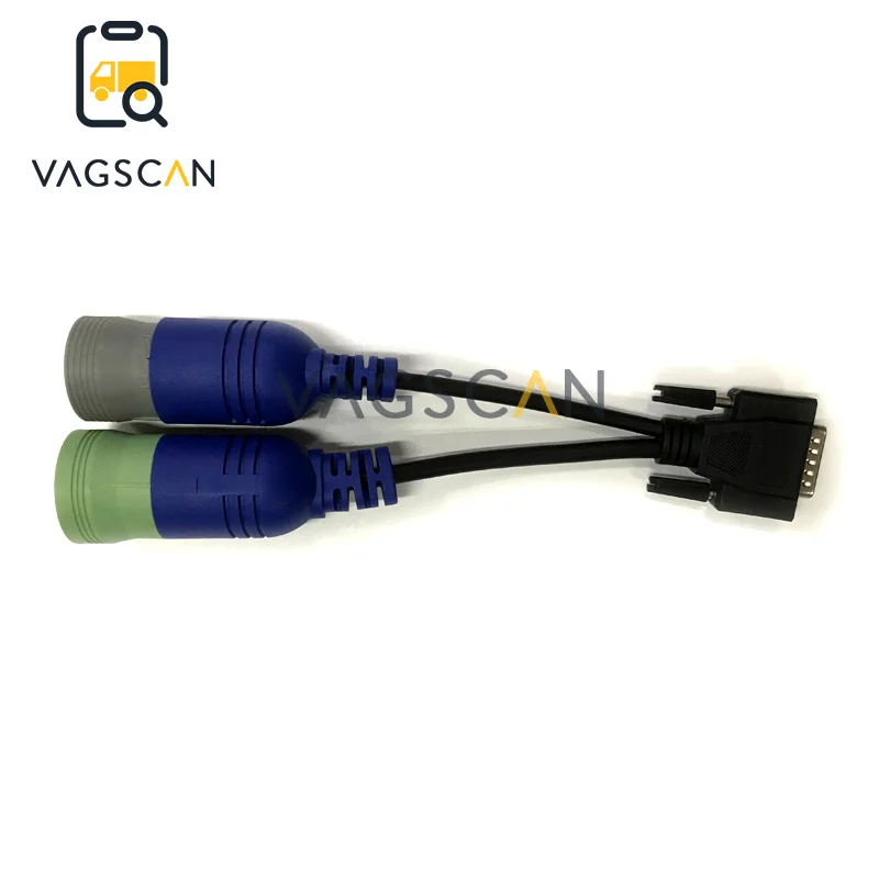 

6 pin + 9 pin Y adapter Cable USB Link 125032 Diesel Truck Diagnostic tool
