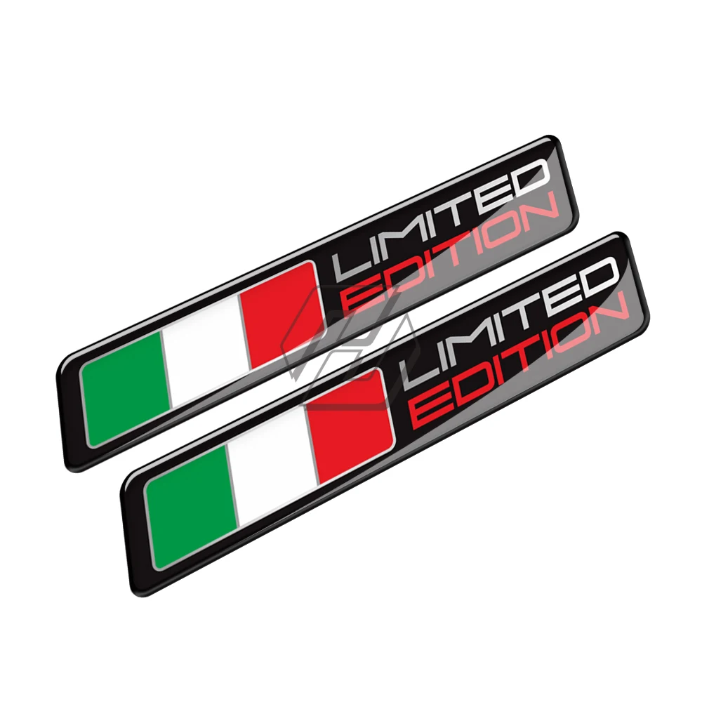 3D Motorcycle Decal Italy Flag Stickers Italia Limited Edition Sticker Case for Aprilia RS4 RSV4 Ducati Monster 1199 1299 1098