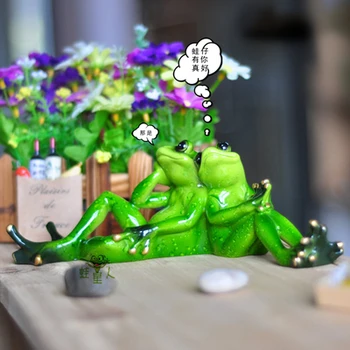 

hero Superman frog resin crafts Creative frogs take money and send money gift for beautiful girl Factory direct sale