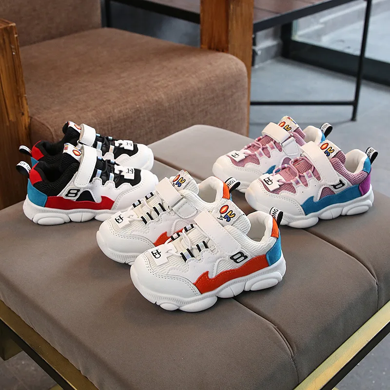 

Boys shoes girls children's sports shoes new spring autumn models mesh breathable non-slip children's casual shoes Tree Wrasse