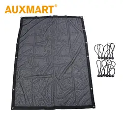 Auxmart для Jeep Wrangler TJ 1997-2006 Black Mesh козырек от солнца Полный верхняя крышка УФ-фильтра защиты