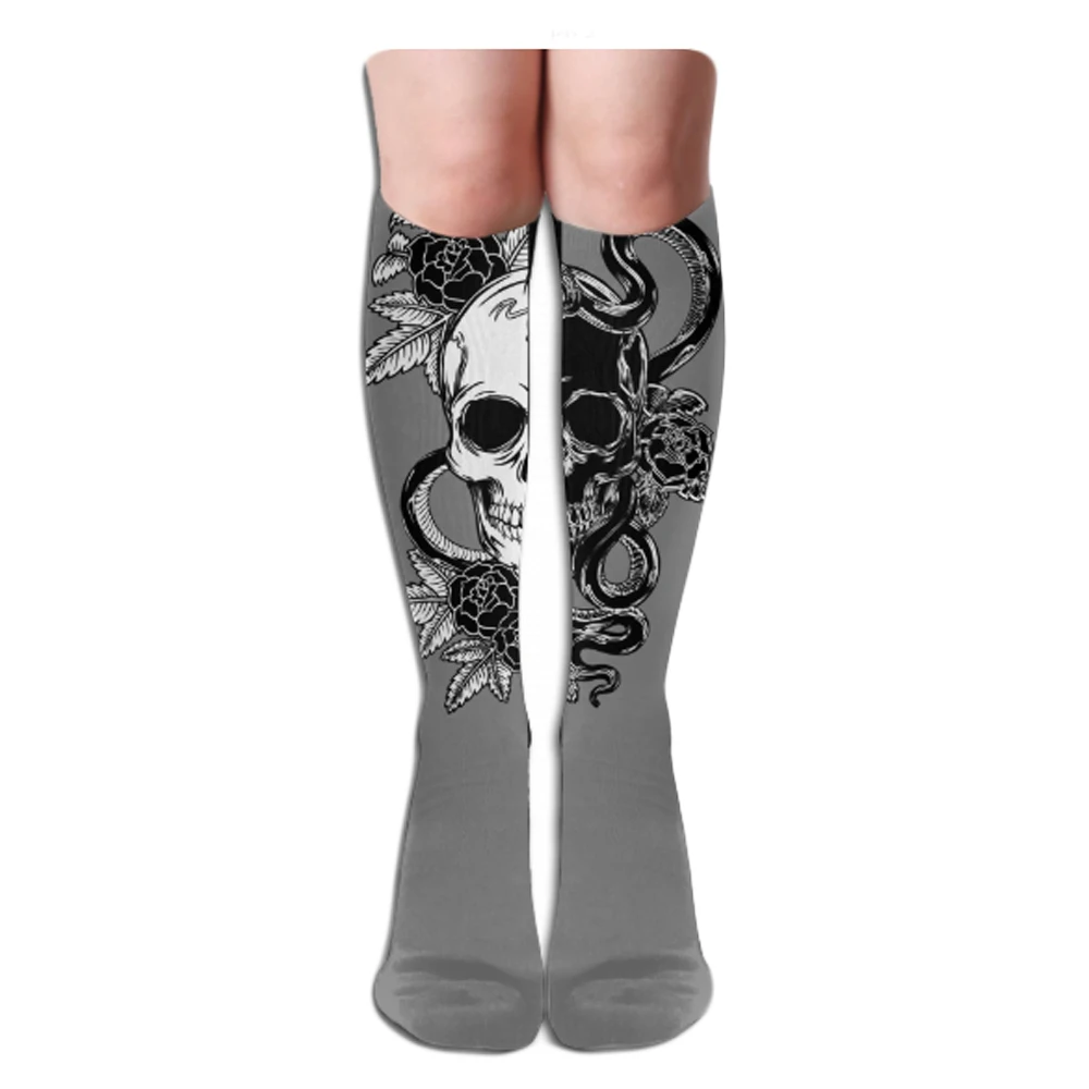 Носки с надписями Гольфы высокие модные Гольфы «сделай сам» носки с принтом логотипа/текста/фото для мужчин и женщин