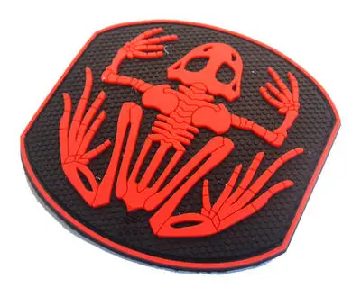 Тюленей» ВМС США кости лягушки черепа DEVGRU-амфибия Мораль ПВХ 3D моральные нашивки знак световой Медаль Чести МЗ Нептун - Цвет: Лазерный
