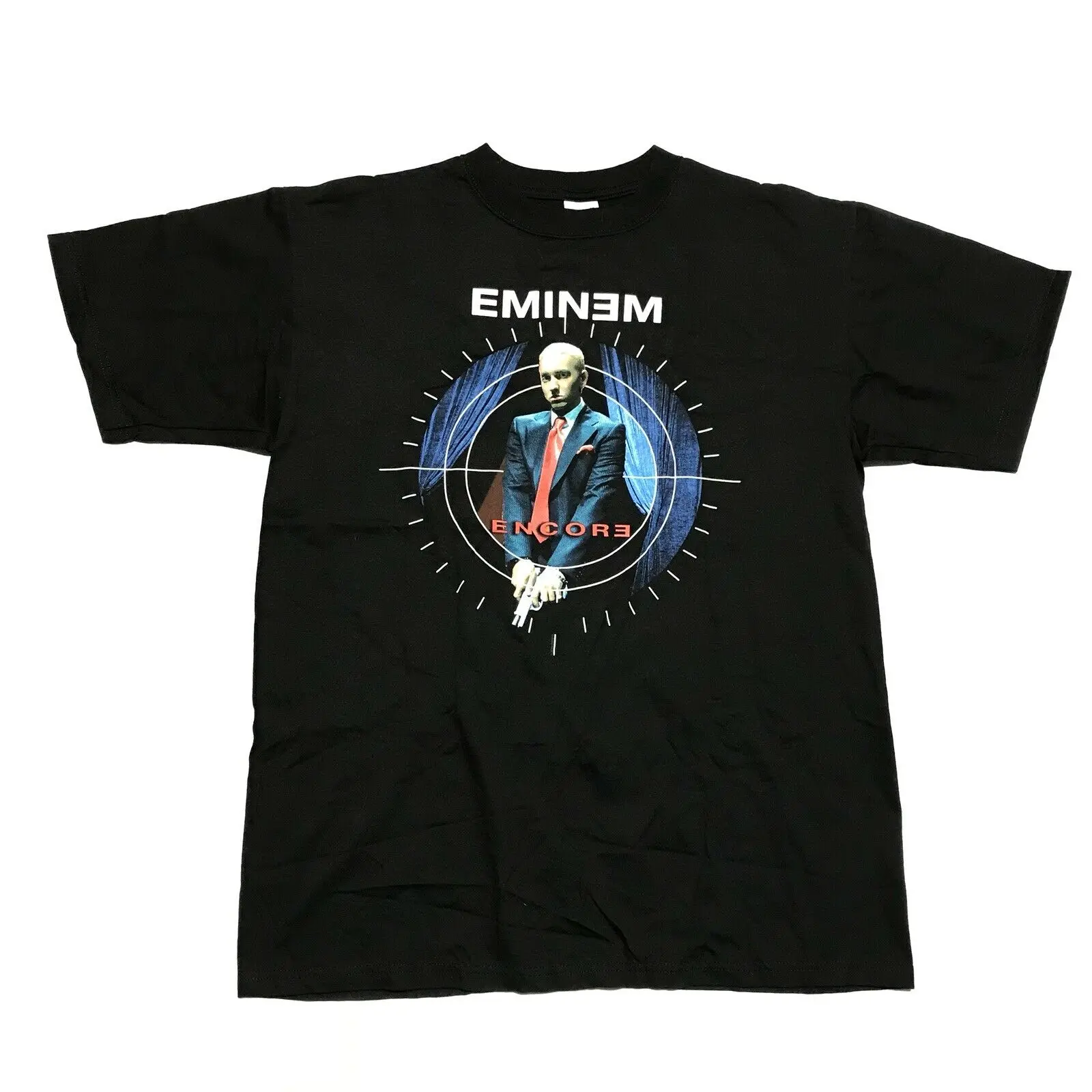 Винтажная Футболка Dead Stock 2004 Eminem Encore Оригинальная футболка Dre D12 Sz Big Rap новинка 2019