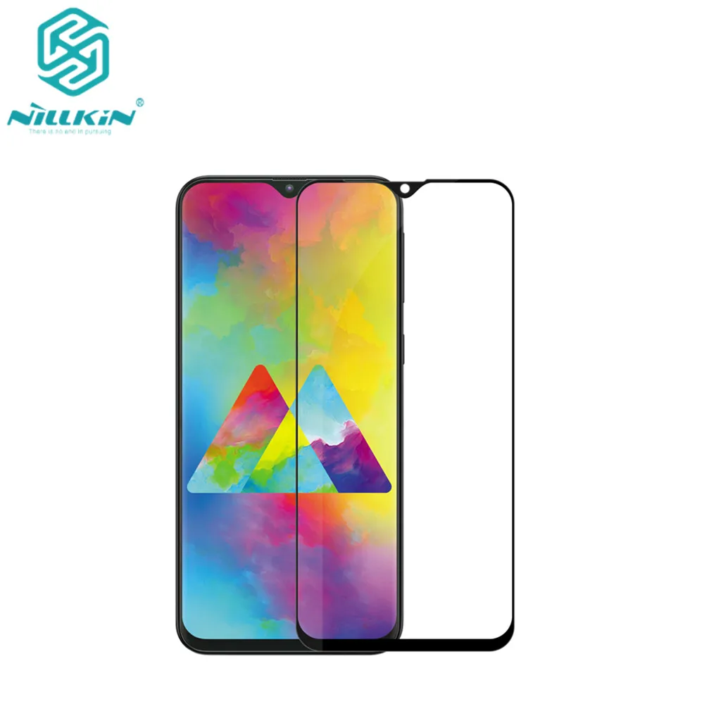 Для samsung Galaxy M20 CP + Полное покрытие закаленное Стекло 9 H 2.5D изогнутая Защитная