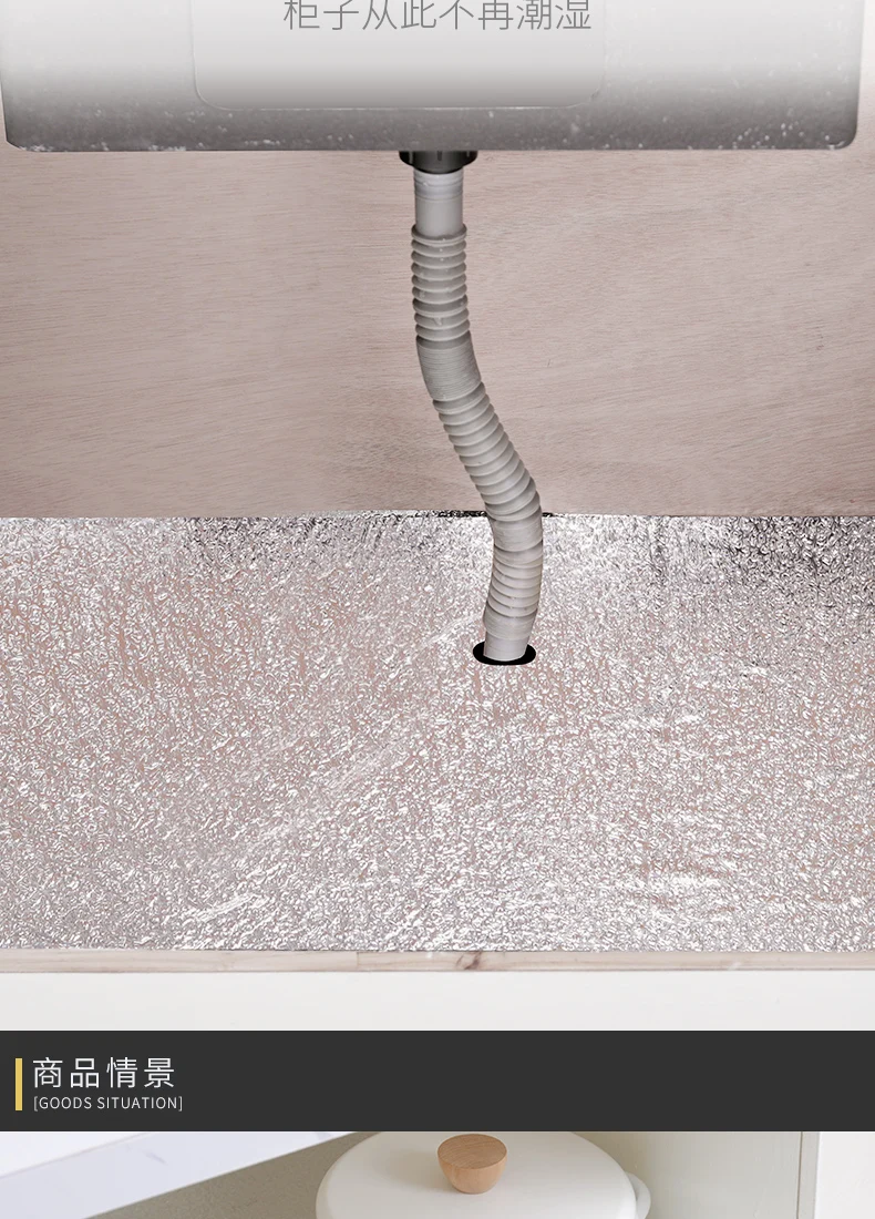 Кухня маслостойкий водонепроницаемый стикер алюминиевая фольга для кухни плита Шкаф стикер s Самоклеющиеся Обои DIY стикер стены s