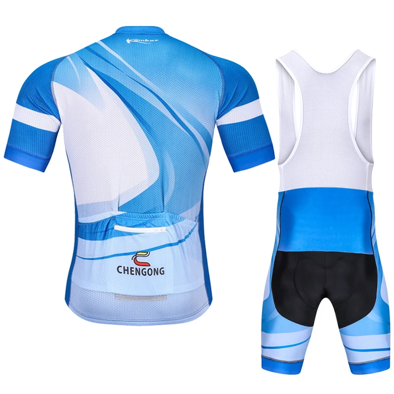 2018 Summer Pro Breathbal 9D Gel Pad Cycling Kit Short Sleeve Jersey and Bib Shorts Ropa Ciclismo Cycling Suit Ride Bike Wear
