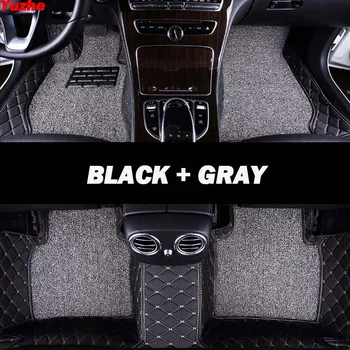 

Yuzhe Auto car floor Foot mat For ford focus 2 3 mk2 2009 fiesta kuga 2017 explorer mondeo waterproof car accessories styling