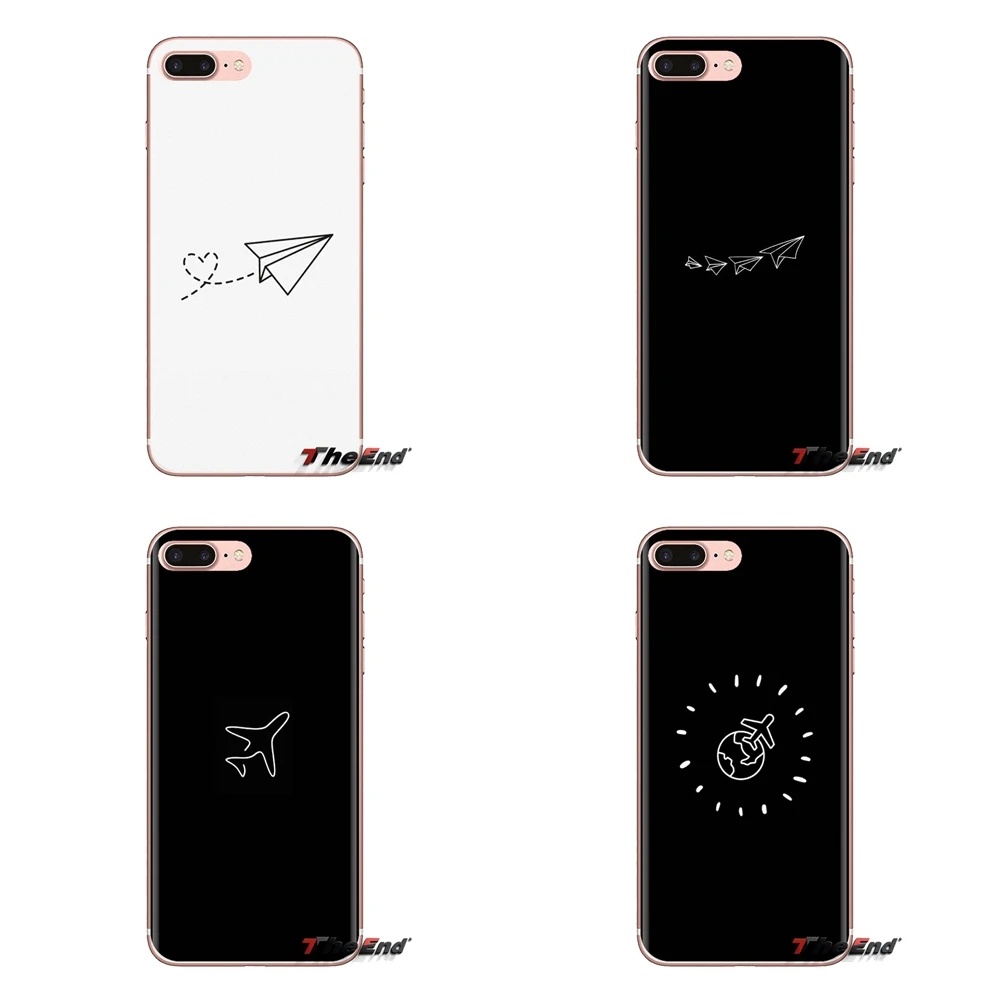 Чехлы для телефонов LG G3 G4 Mini G5 G6 G7 Q6 Q7 Q8 Q9 V10 V20 V30 X Power 2 3 K10 K4 K8 2017 Travel the world paper plane aircraft