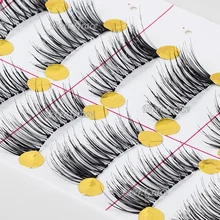 Косметика icycheer 10 пар Мини Угловые ресницы Половина накладные ресницы акцент удлинение ресниц