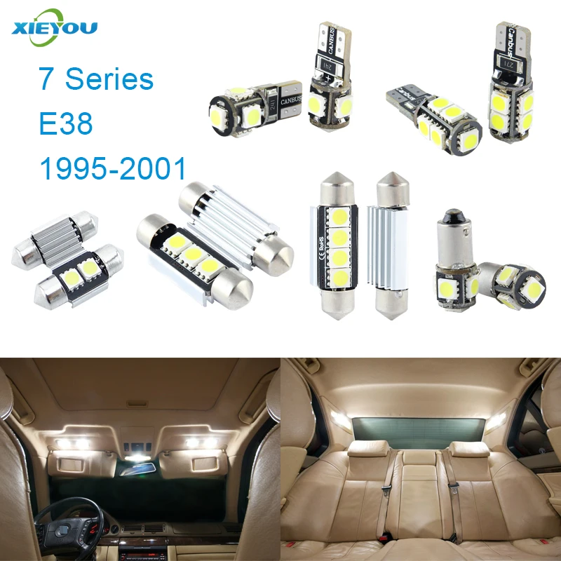 

XIEYOU 18pcs LED Canbus Interior Lights Kit Package For 7 Series E38 (1995-2001)