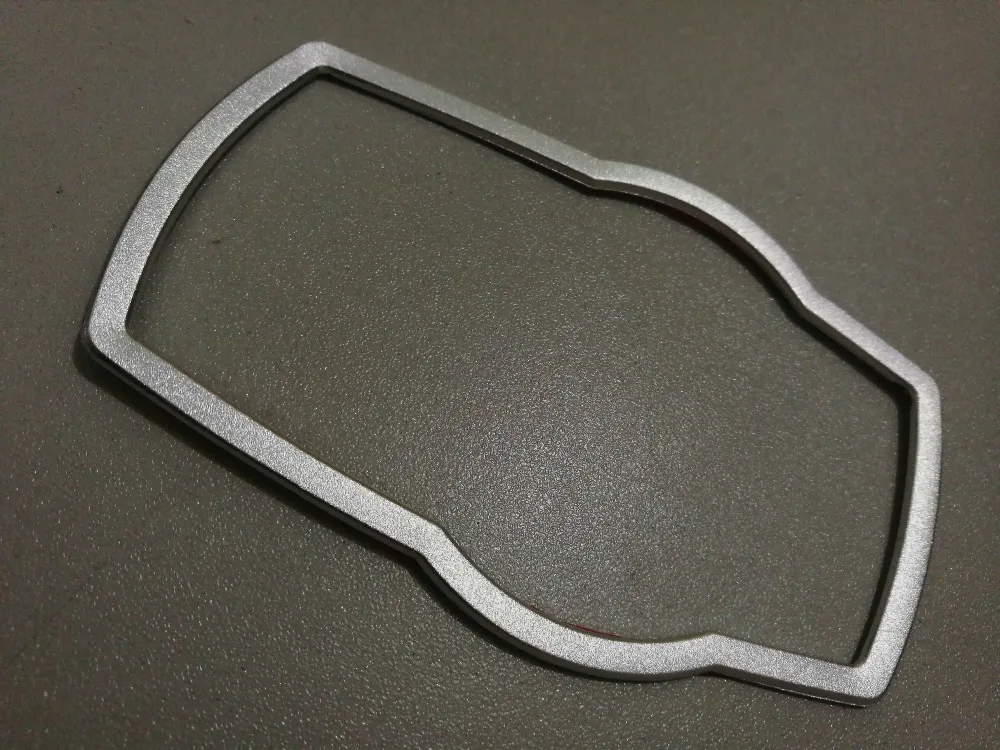 

For BMW 2 Series F45 F46 Gran Active Tourer 2015 2016 Aluminum Alloy Inner Multimedia Button Frame Trim Silver