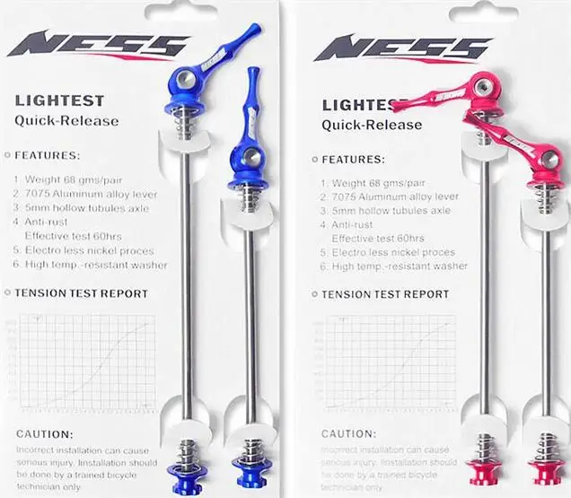 

Ultralight Titanium Hub Quick Release Skewer QR Mtb Bike Cycling Lever Skewers Bicycle Accessories 5 Colors