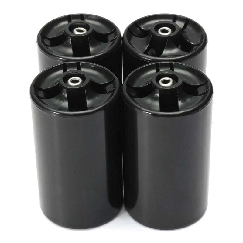 

4pcs Professional Battery Adaptor Holder Black Case Converter AA 2A To D Size Type LR20 31.7x58mm