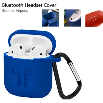 

Lovely Demon's Horn Style Silicone Wireless Earphone Case Bluetooth Earphone Protective Case For Apple Airpods