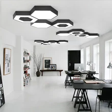 Дизайнерский потолочный светильник Лофт современный светильник для спальни простая гостиная потолочный светильник комбинированная Геометрическая сотовая лампа Avize