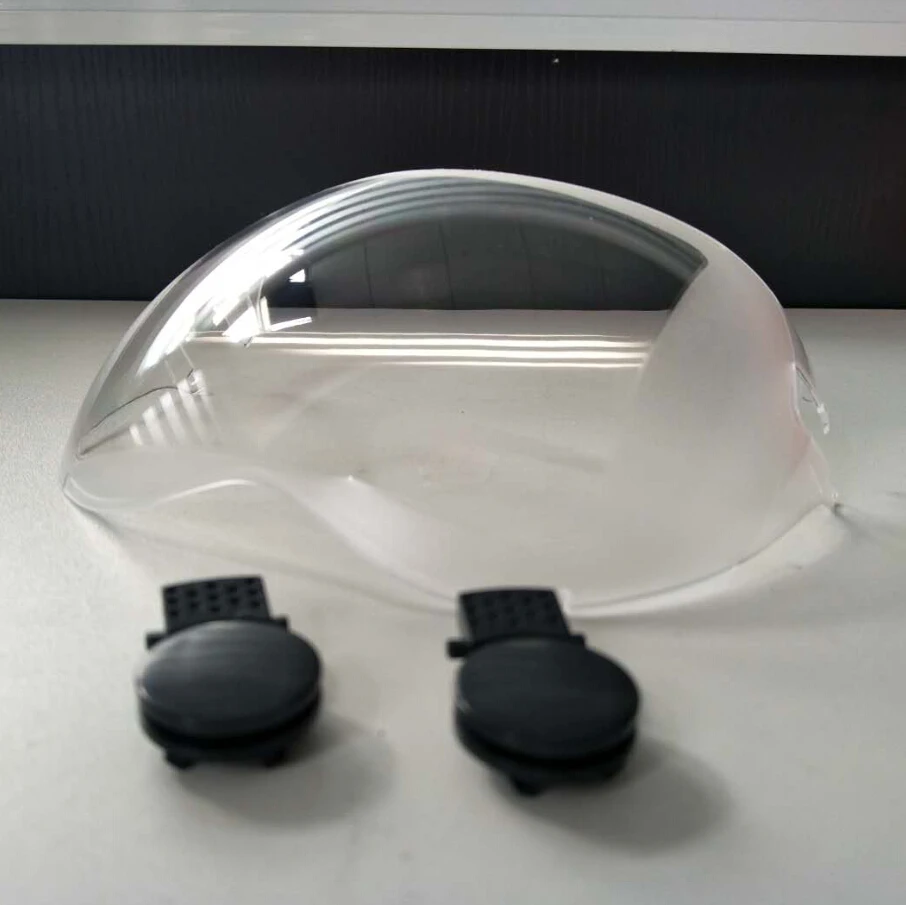 4sets clear glass protector with button replacement for safety filter of Auto Darkening Welding Helmet or Mask Accessories TRQ-K