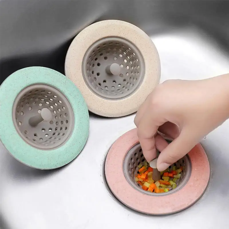 

Soft Sink Kitchen Garbage Disposal Silicone Strainer Sink Drain Sink Strainer Catcher Plug Drain Cover Sink Basket