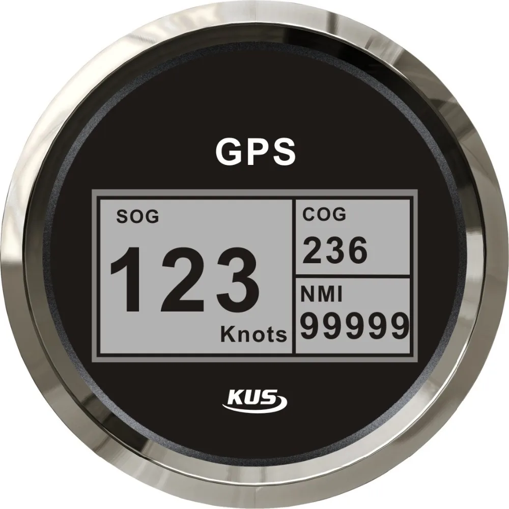 Kus Universal 85mm Digital Gps Speedometer 12v/24v For Car Motorcycle
