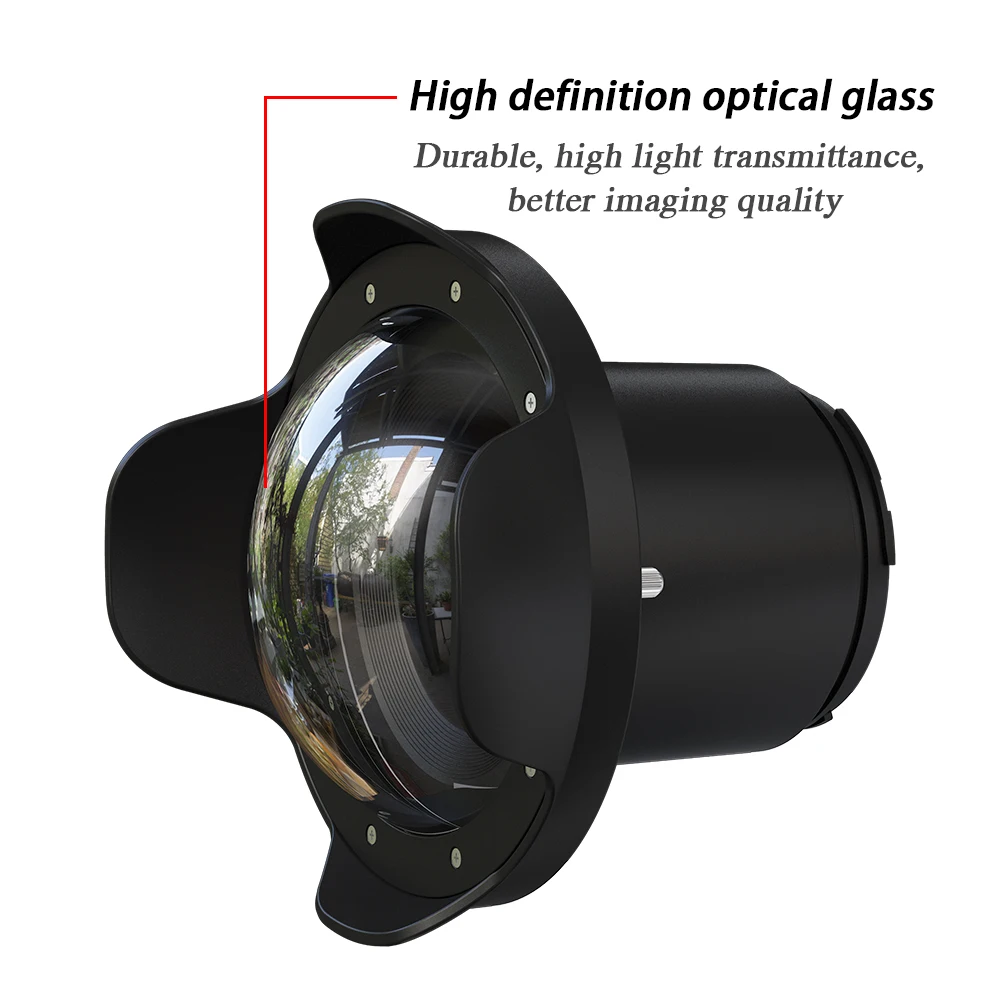 Seafrogs 6 дюймовый сухой купол для Meikon SeaFrogs корпуса DSLR V.2 40M 130FT подводная камера рыбий