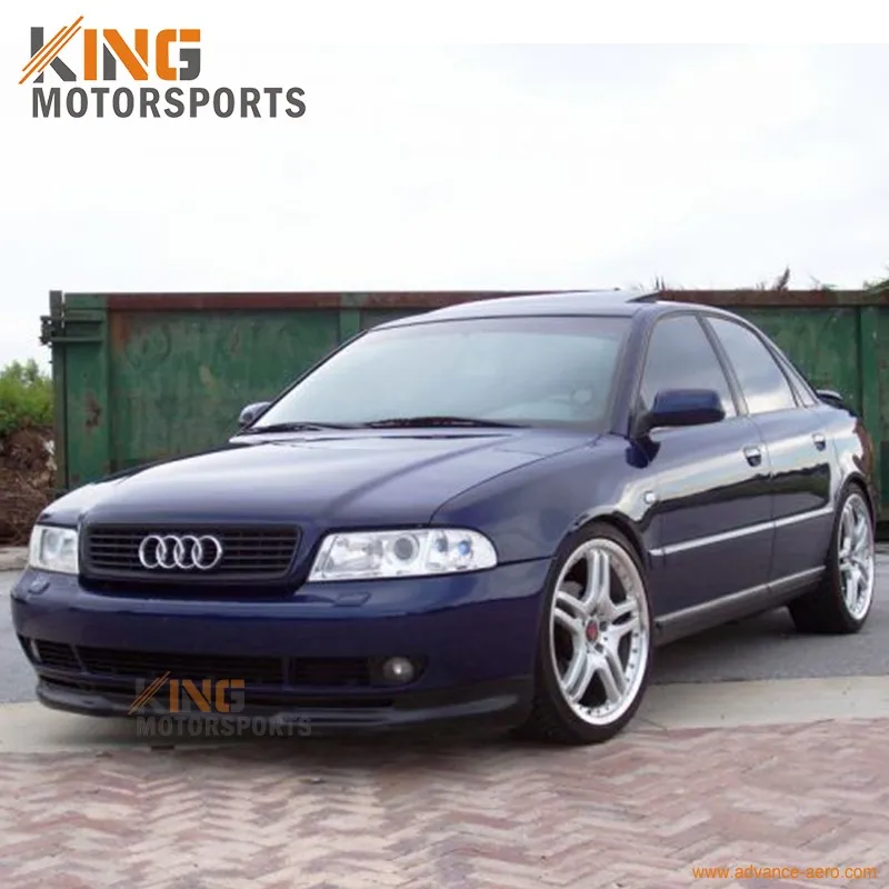 Подходит 1996 1997 1998 1999 2000 2001 Audi A4 B5 передний бампер спойлер L Тип 4 двери поли уретан