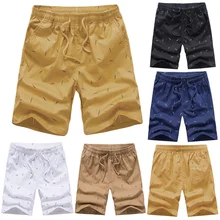 Zogaa летние новые мужские s льняная летняя шляпа хлопок печать повседневные пляжные шорты мужские быстросохнущие шорты повседневные мужские дышащие брюки