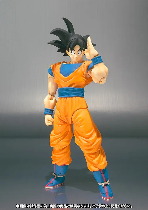 PrettyAngel-Подлинная Bandai Tamashii нация S. H. Figuarts СВЧ Dragon Ball Z Figuarts Goku фигурка