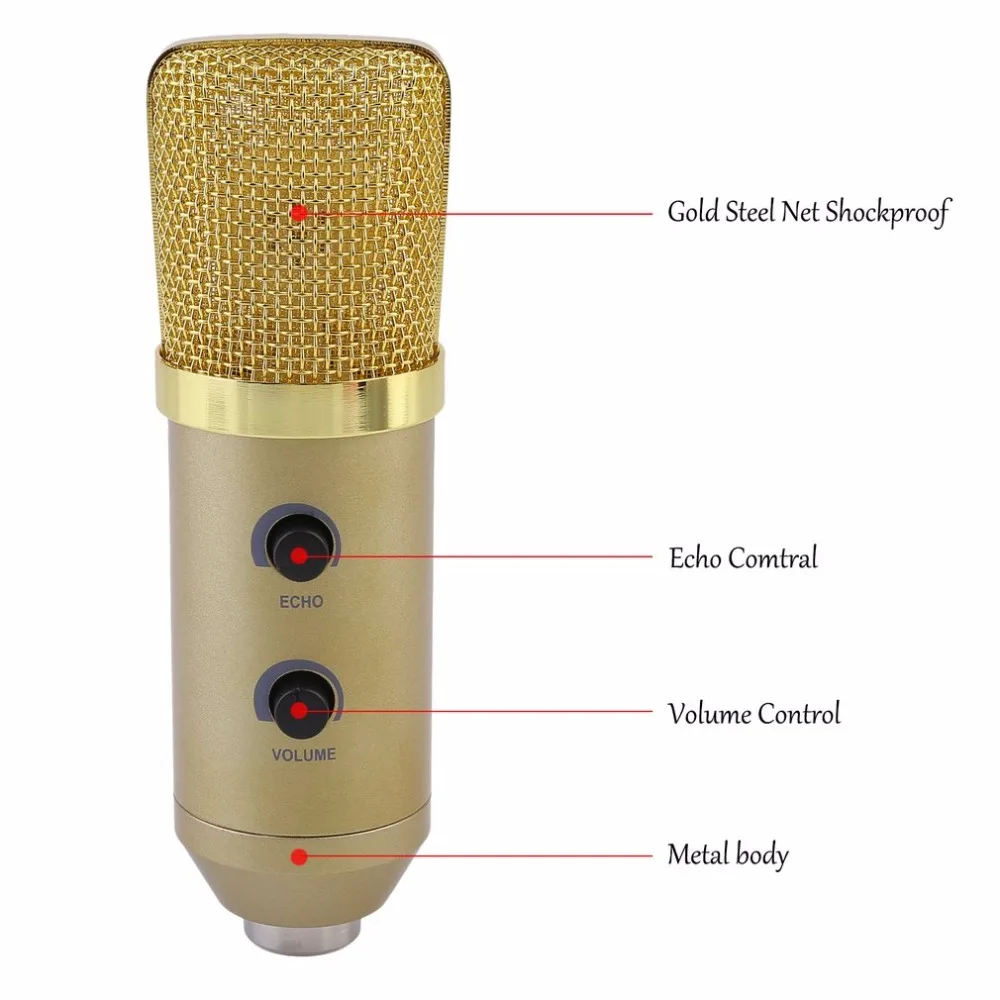 5 шт./компл. MK-F100TL конденсатор звук Запись говорящий речевой микрофон независимый Аудио карты микрофон с штатив-Трипод