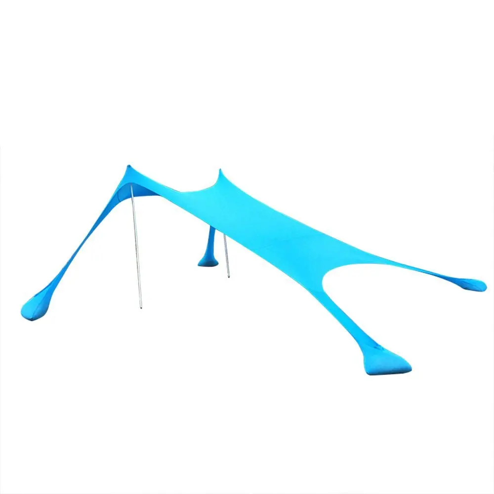Portable Stakeless Windproof Beach Sunshade and Gazebo Tent - 210 X 210 - with Sand Anchors. Perfect Canopy Sun Shade Shelter Ta Portable Stakeless Windproof Beach Sunshade and Gazebo Tent - 210 X 210 - with Sand Anchors. Perfect Canopy Sun Shade Shelter Ta