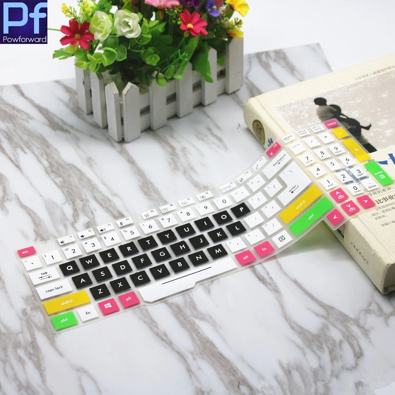 17 дюймовый силиконовый чехол для клавиатуры ноутбука ASUS ROG Strix SCAR II 2 GL704GM GL704 GL704G GL704GS 17,3 дюймов - Цвет: candyblack