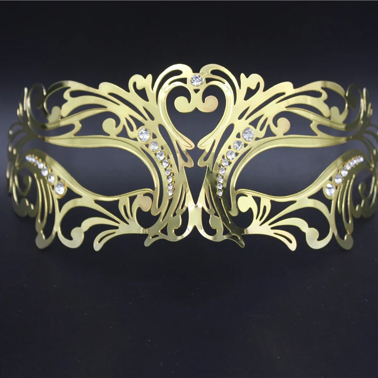 Мужской маска половину лица Танцы Венеция высококачественный партия алмаз Лев маска драма Производительность реквизит золото и серебро