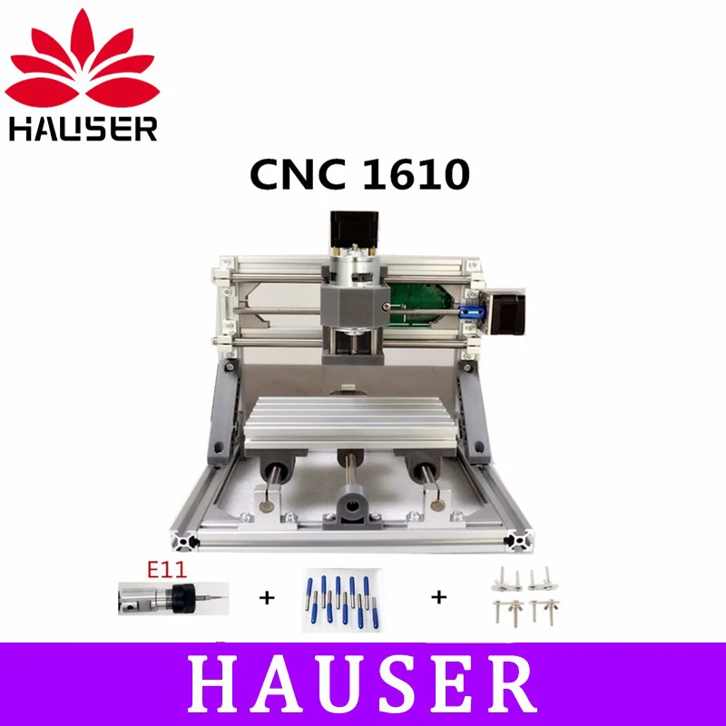

CNC Wood Rounter E11 1610 GRBL control Diy mini laser cnc engraving machine, working area 16x10x4.5 cm,3 axis Milling Machine