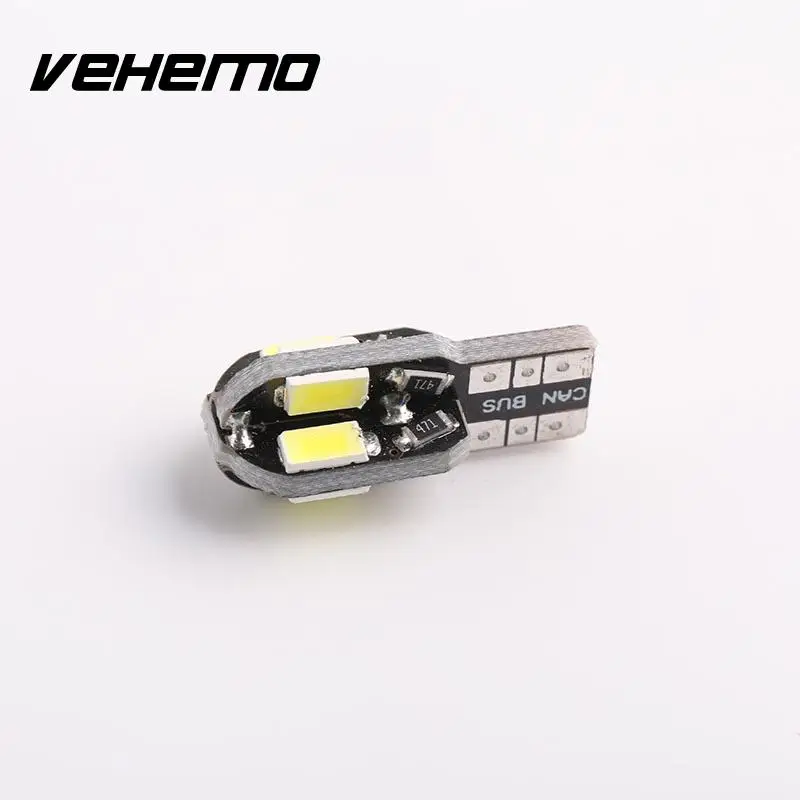 1 шт. T10 5630 8SMD Автомобильная внутренняя Светодиодная лампа Canbus ширина