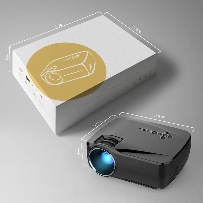 

NEW Useful WiFi Android Bluetooth 3D LED Portable Digital HD Home Theater Projector Multimedia