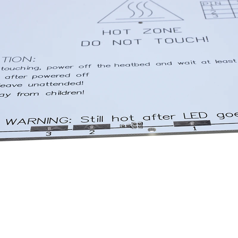 Reprap MK2B heatкровать 214*214*1,6 мм MK2B кровать с подогревом PCB светодиодный Термистор для 3D-принтера как MK2A Горячая кровать для 3D-принтера запчасти Mendel