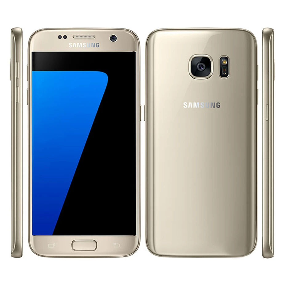 Samsung Galaxy S7 Duos G930FD,, разблокированный, 4G LTE, Android, мобильный телефон Exynos, четыре ядра, две sim-карты, 5,1 дюймов, 12 МП, ram, 4 Гб rom, 32 ГБ