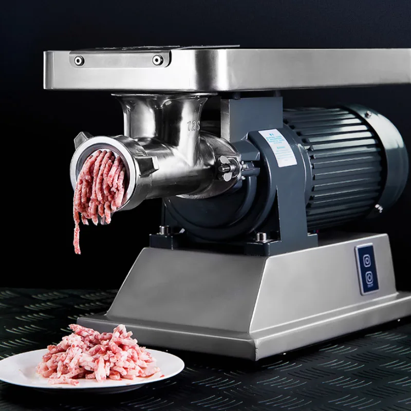 

220V Stainless Steel Meat Grinder Chopper Automatic Electric Mincing Machine High-quality Household or Commercial Food Processor