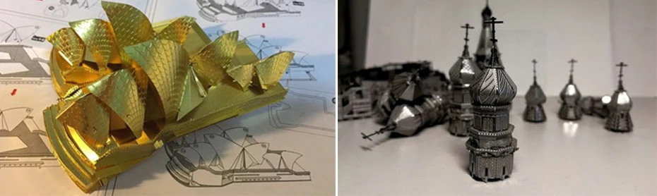 3D металлическая головоломка игрушка Сделай Сам церковь, замок колесо обозрения Биг Бен голландская ветряная мельница строительные наборы металлические Пазлы игрушки для детей