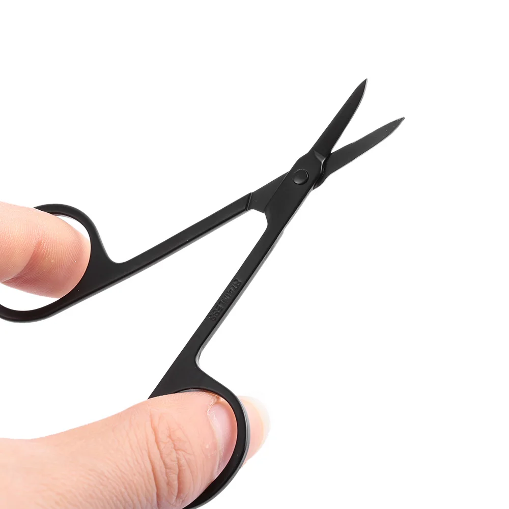 

1PC Stainless Steel Eyebrow Scissor Trimmer Eye Brow Eyelashes Nose Hair Scissor Manicure Scissors Cutter Nail Makeup Tools
