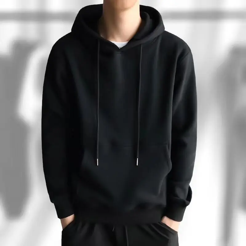 

2019 autumn and winter Europe and the new hooded large size men's sweatshirt hooded casual hooded clothes 4 color M-2XL