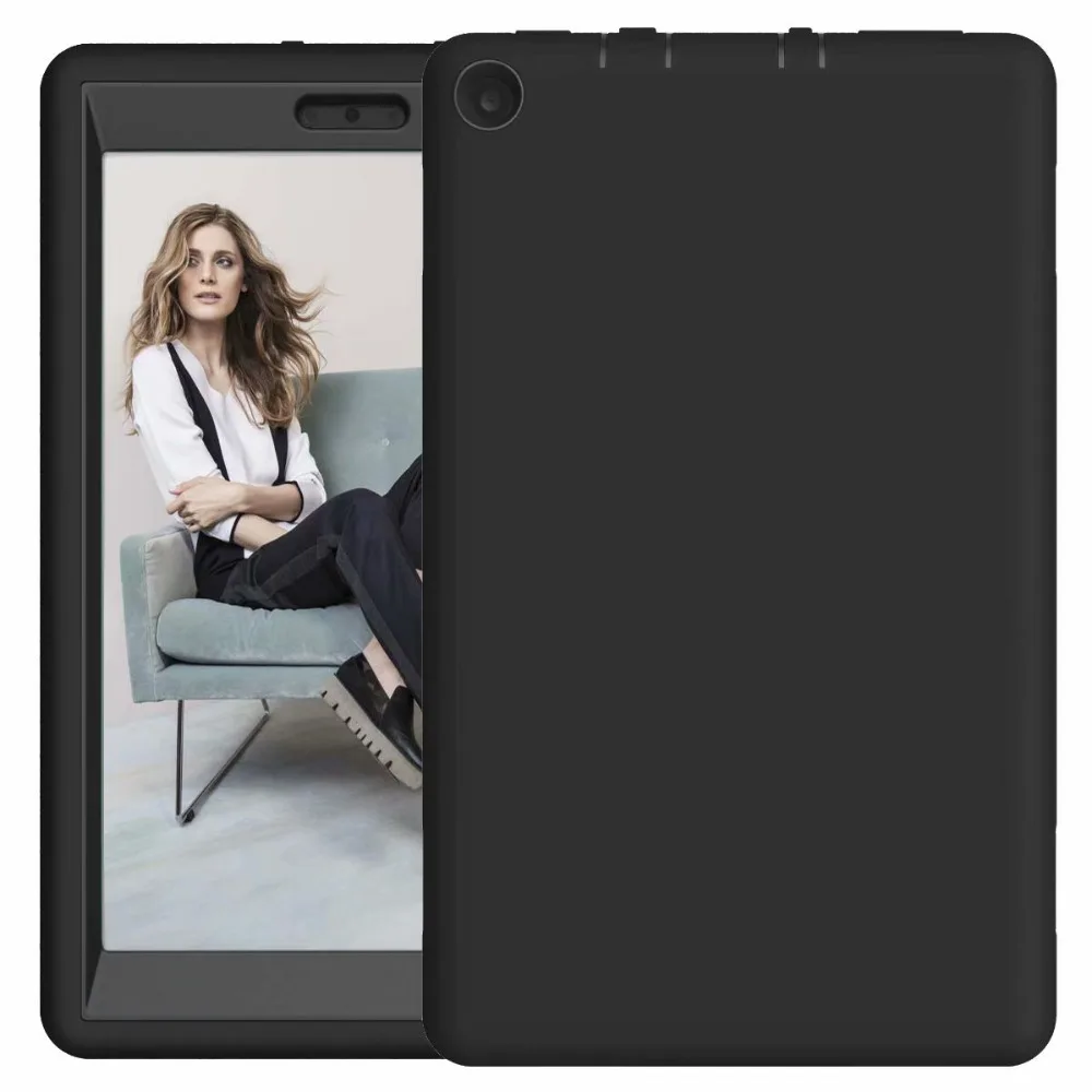 

Shockproof Tough Hybrid Armor Drop Protection Case Cover For kindle fire HD8 2017