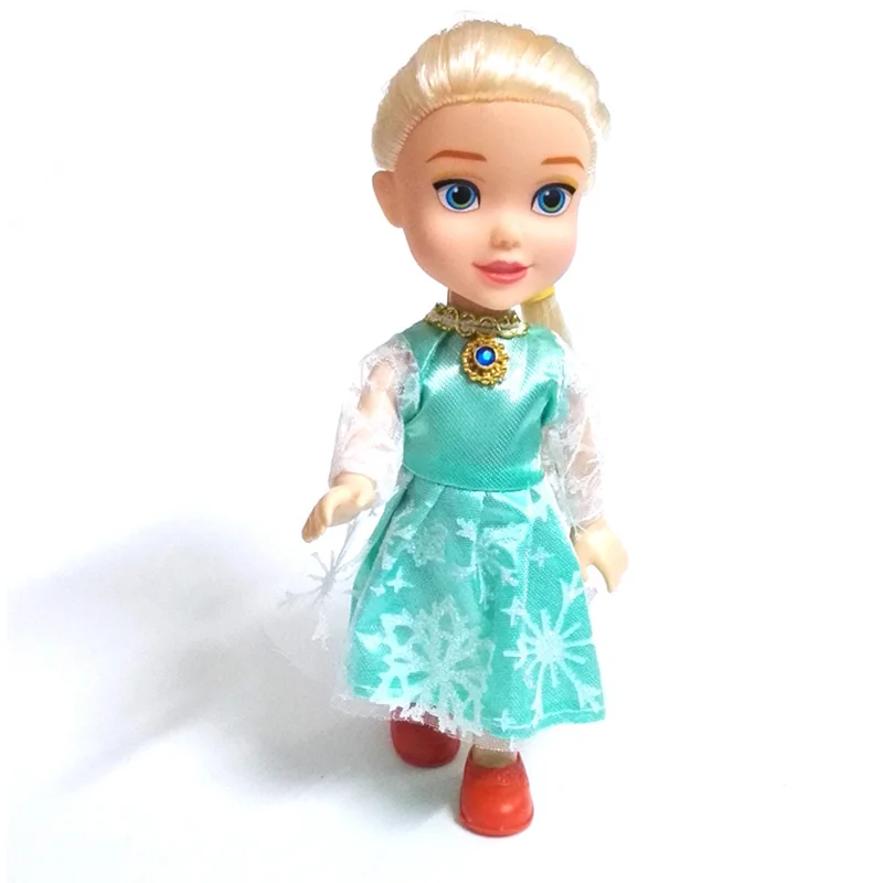 15 см, милые куклы принцесс Анны и Эльзы из мультфильма «Холодное сердце», снежные куклы-королевы для девочек, фигурки, плюшевые игрушки для детей, подарок на день рождения, Рождество