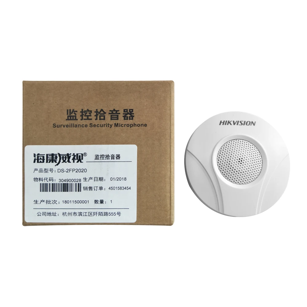 Adaptador para Ds-2cd2142fwd-is Hikvision Original Cctv Microfone - Iws Ds-2cd2542fwd-is Ds-2cd2642wd-izs Ds-2fp2020 14 Cheap Microfone de CFTV