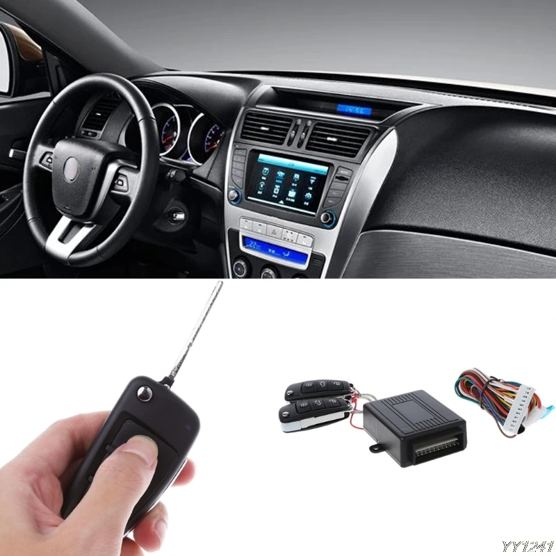 

Car Alarm System Auto Remote Central Kit Door Lock Vehicle Keyless Entry System