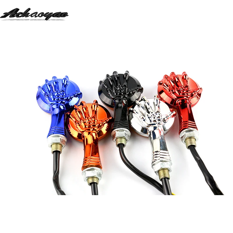 

Motorcycle LED turn signal assembly modification accessories Harley cruise Prince personality round turn light direction light