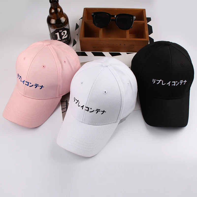 LNRRABC Hot Sale High Quality Baseball Caps Black Adjustable Japanese