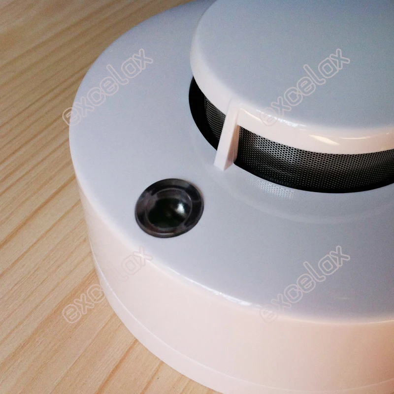 Автономный звуковой светодиодный детектор дыма независимый DC9V Аккумулятор Источник Питания Датчик обнаружения дыма потолочное крепление для домашнего офиса